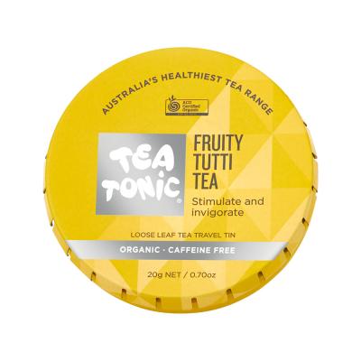 Tea Tonic Organic Fruity Tutti Tea Travel Tin 20g